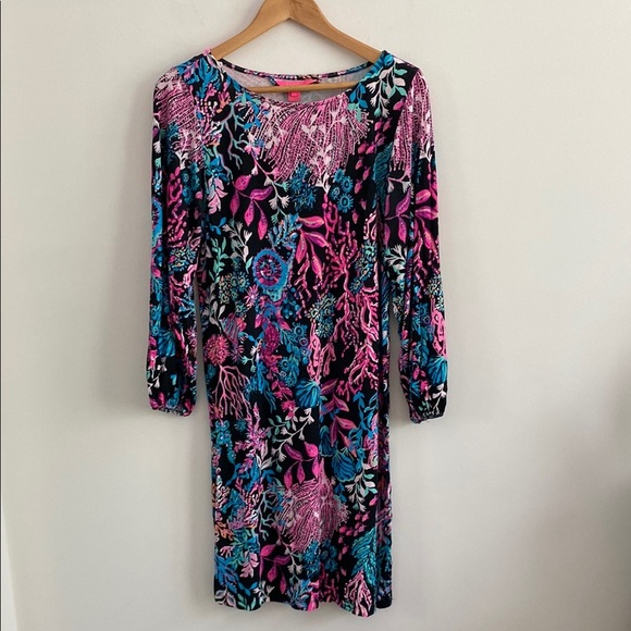 Lilly Pulitzer Floral Multicolor Dress S - Picture 1 of 6